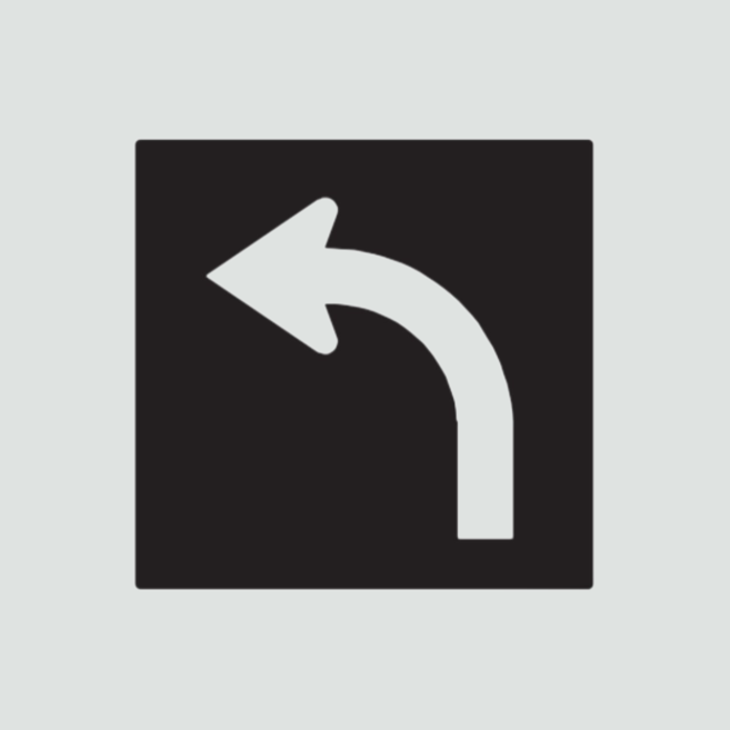 Turn left only